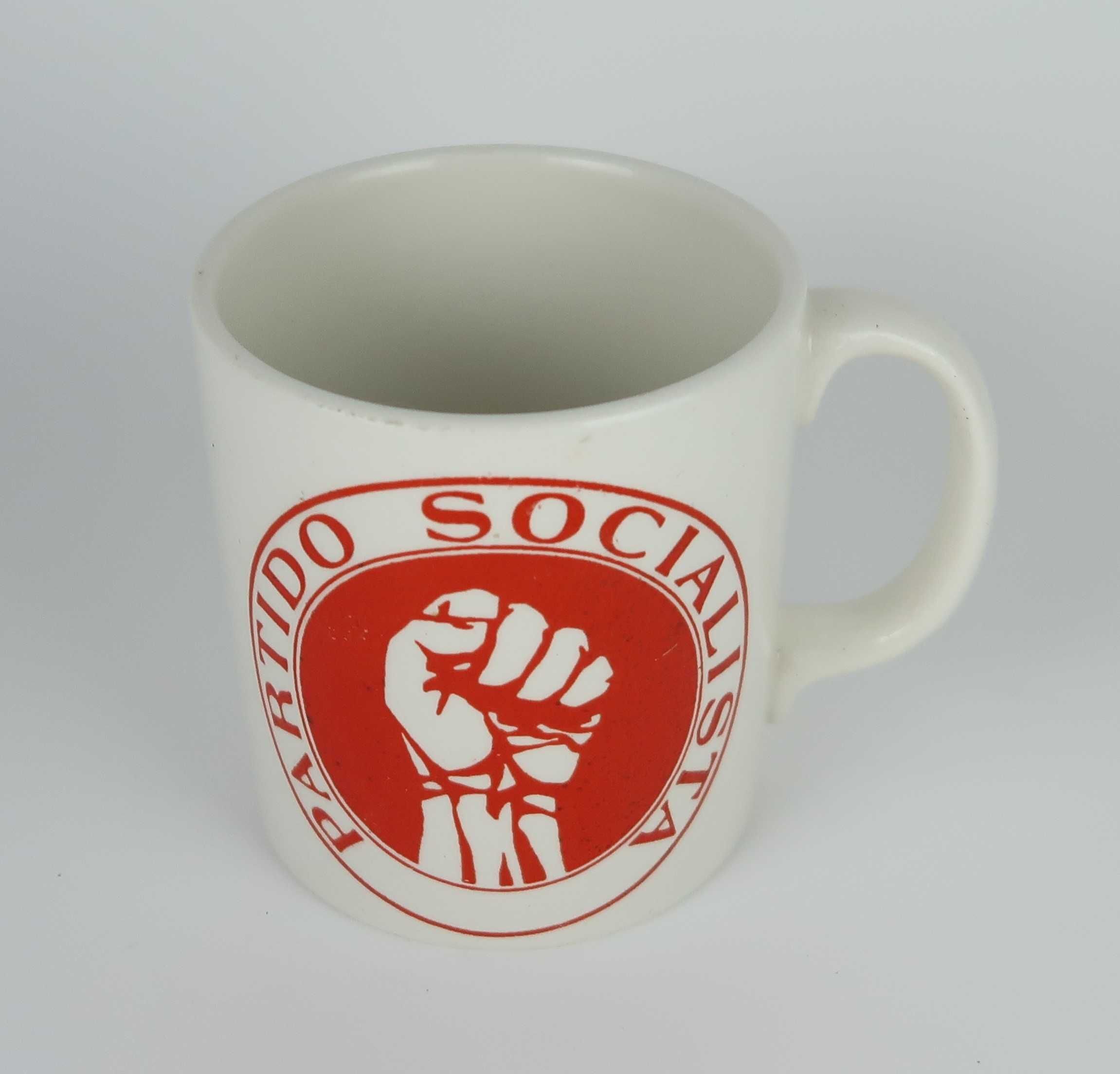 Caneca Faiança Sacavém PS Partido Socialista (rara)