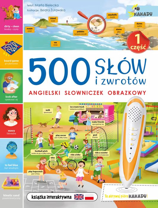500 słów i zwrotów. Angielski słowniczek obrazkowy, część 1. Jupi Jo!