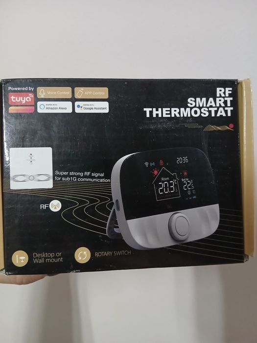 Програматор термостат WI-FI бездрот. для газ. та електр.котлів, підлог