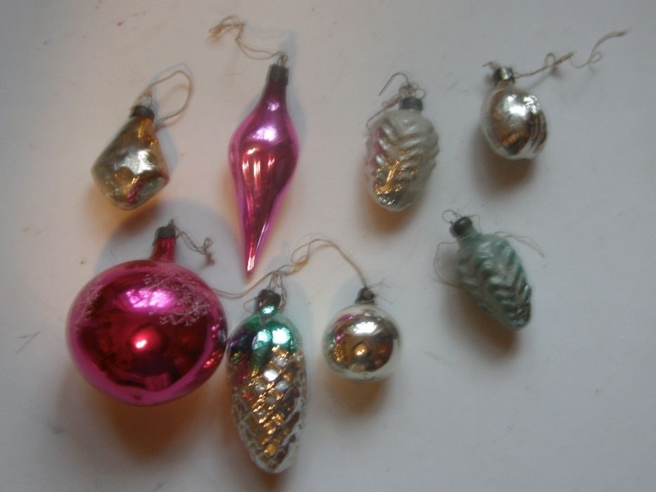 Набор для елки Елочные игрушки 8шт. времен СССР