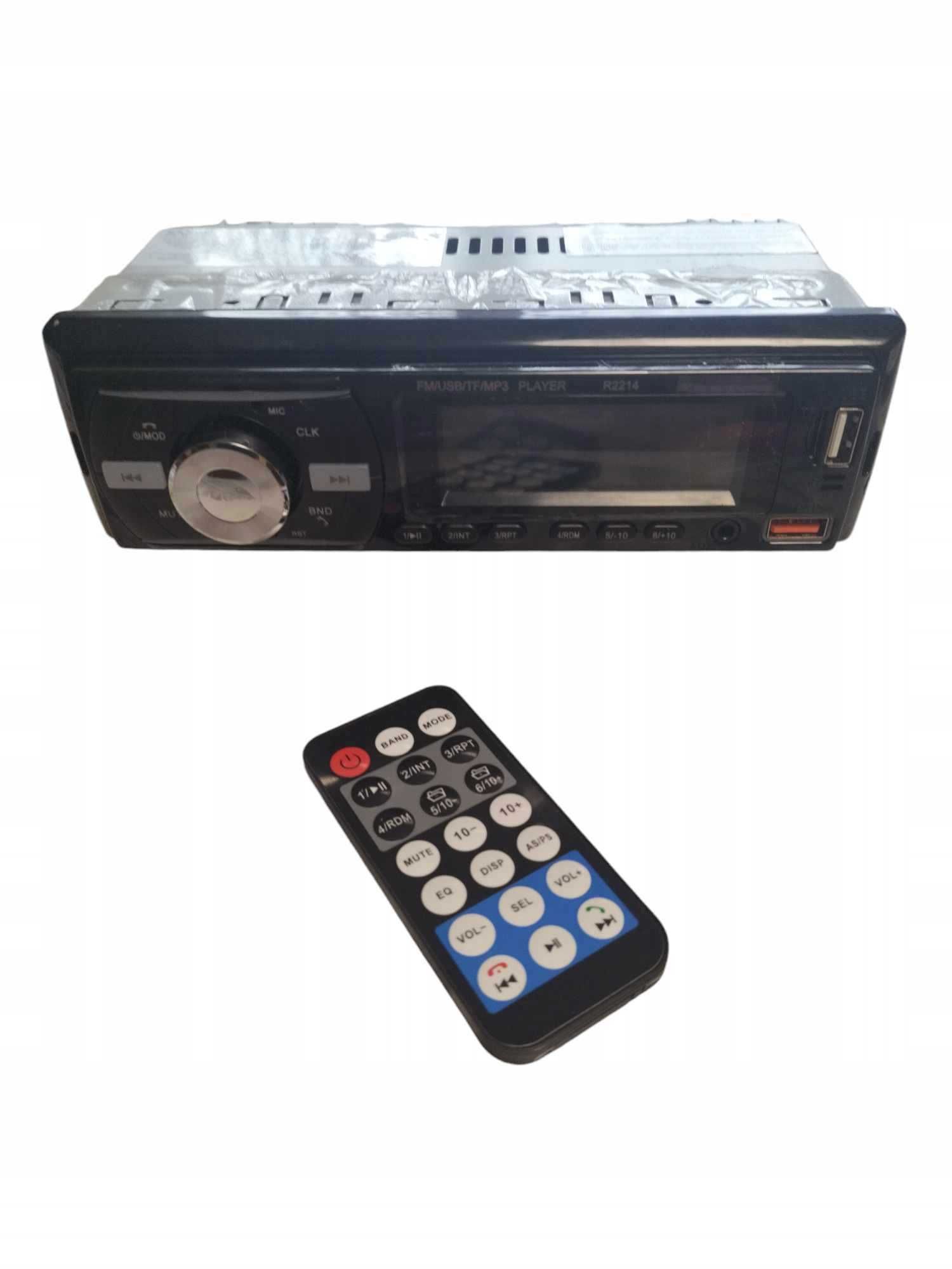 Radio samochodowe  R2214 1-DIN BLUETOOTH 2X USB AUX SD