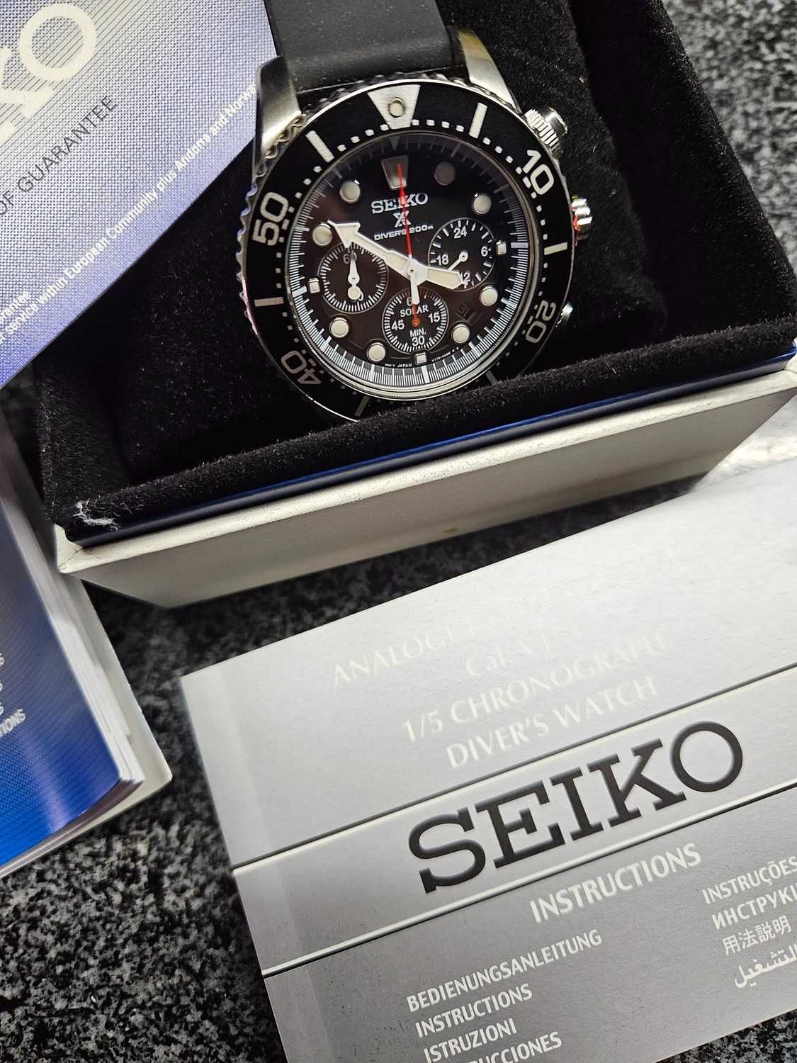 Relógio Seiko Prospex Diver - IMACULADO