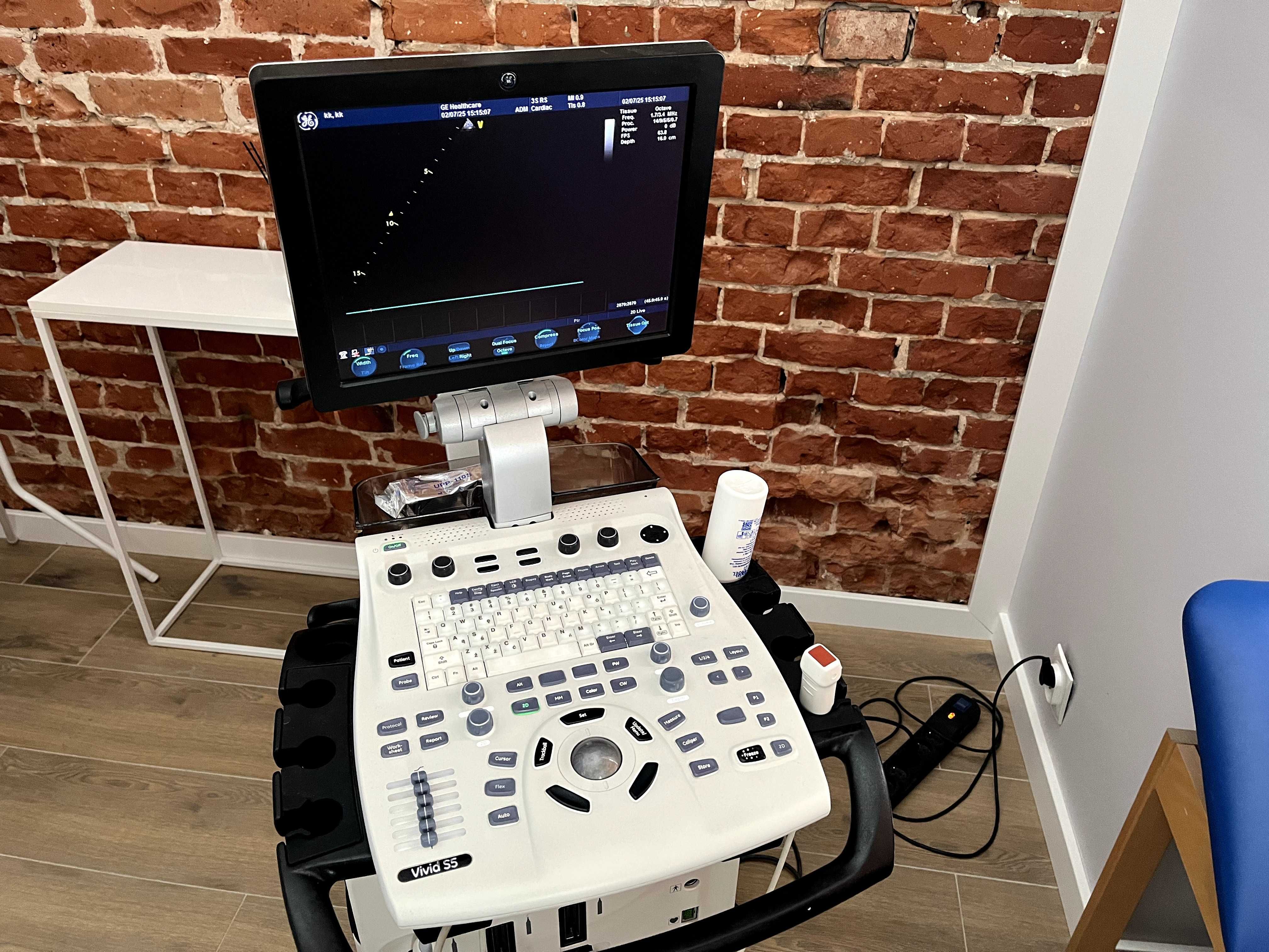 Echokardiograf GE Vivid 5S - gotowy do pracy