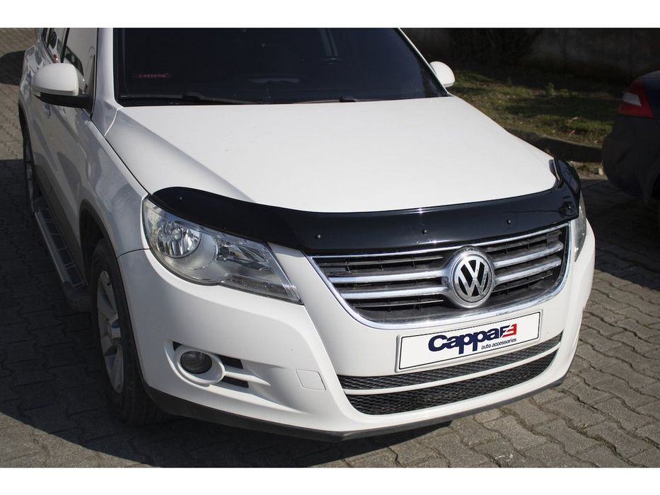Volkswagen Tiguan Дефлектор капота (мухобойка) EuroCap