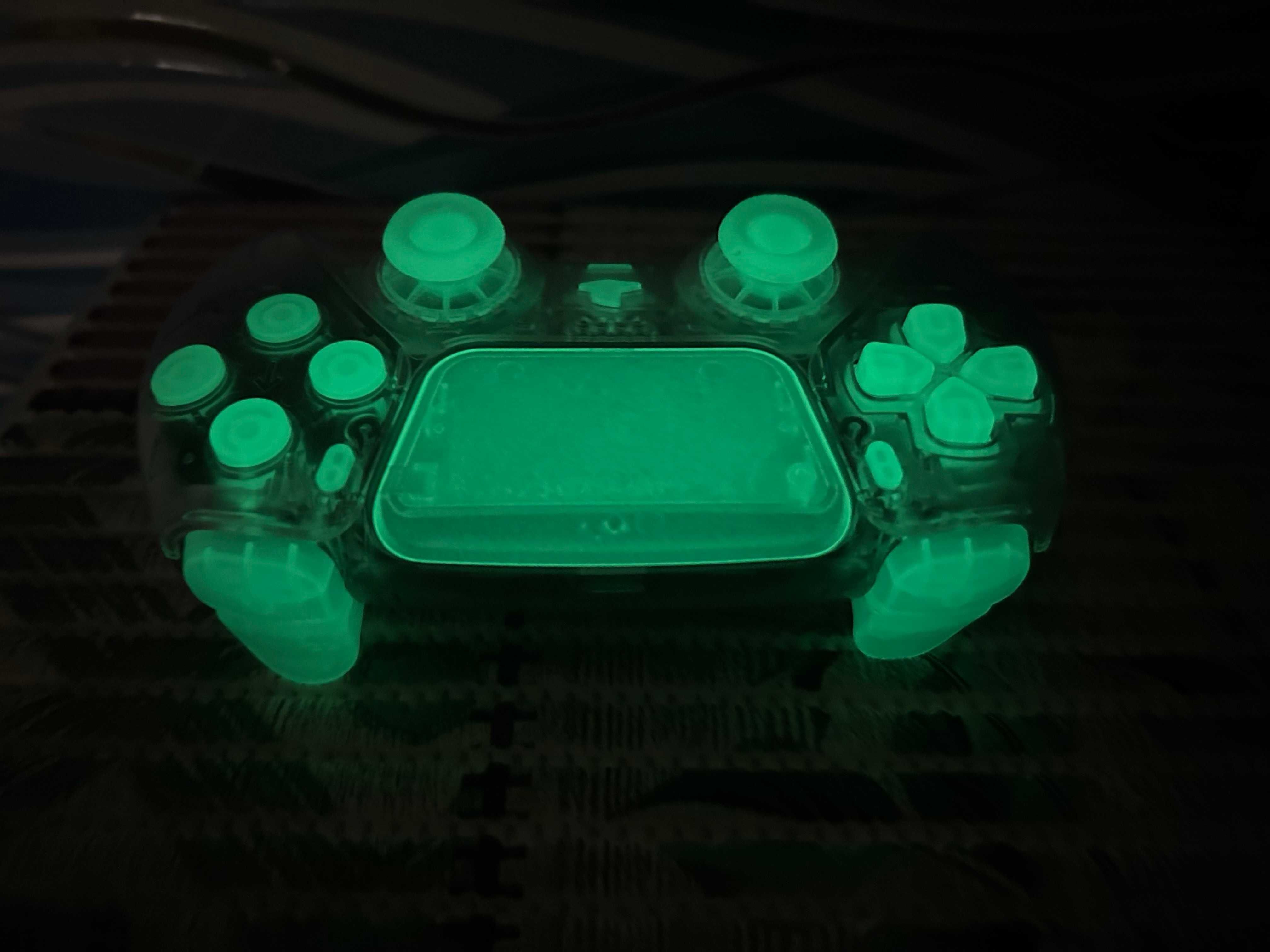 PS5 Playstation 5 Dualsense transparent pad przezroczysty Luminous