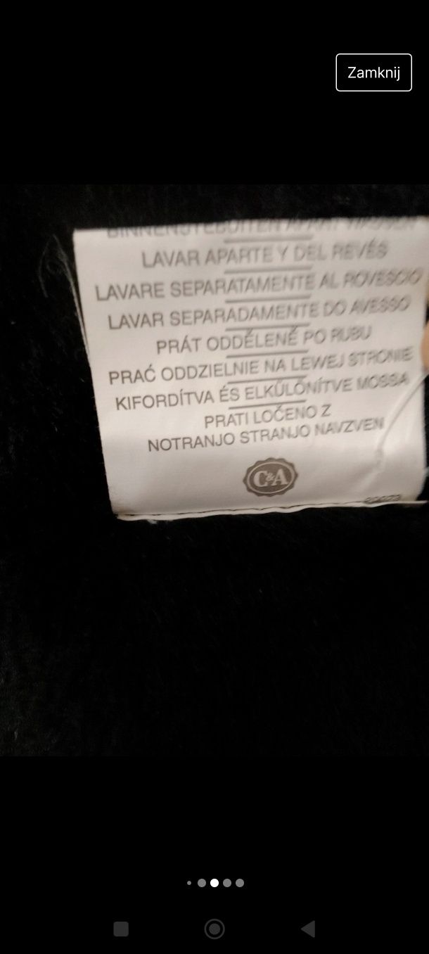 Płaszcz damski zimowy oversize