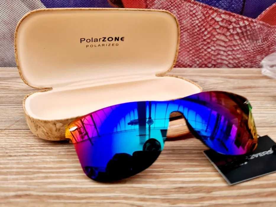 Nowe modne okulary przeciwsłoneczne marki Revers męskie bambus