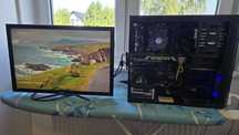 Komputer z monitorem i-7 6 rdzeniowy GTX 780