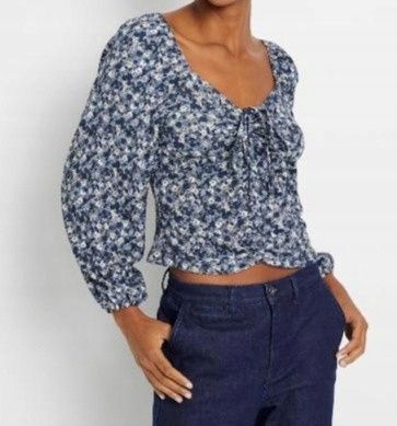 B.P.C bluzka w kwiatki marszczona ^44/46