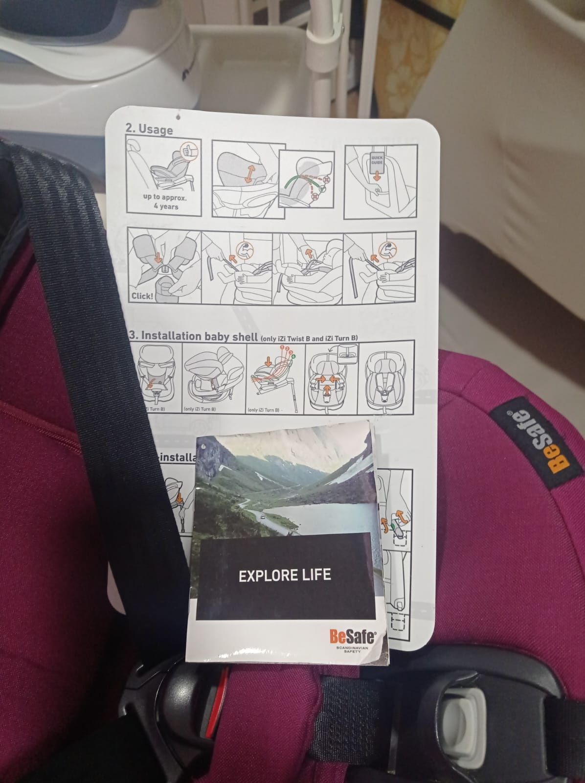 cadeira auto besafe izi twister giratória