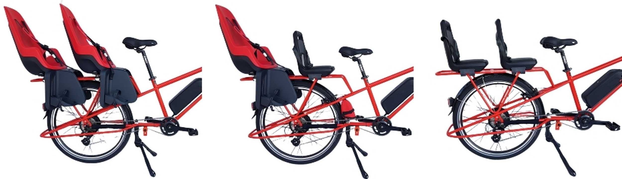 Rower rodzinny 1.0 E-bike elektryczny Kargo Cargo do przewozu dzieci