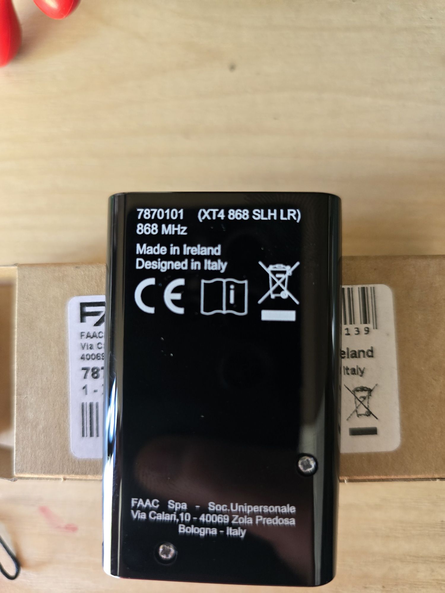 Pilot faac XT4 868SLHLRB orginalny nowy.