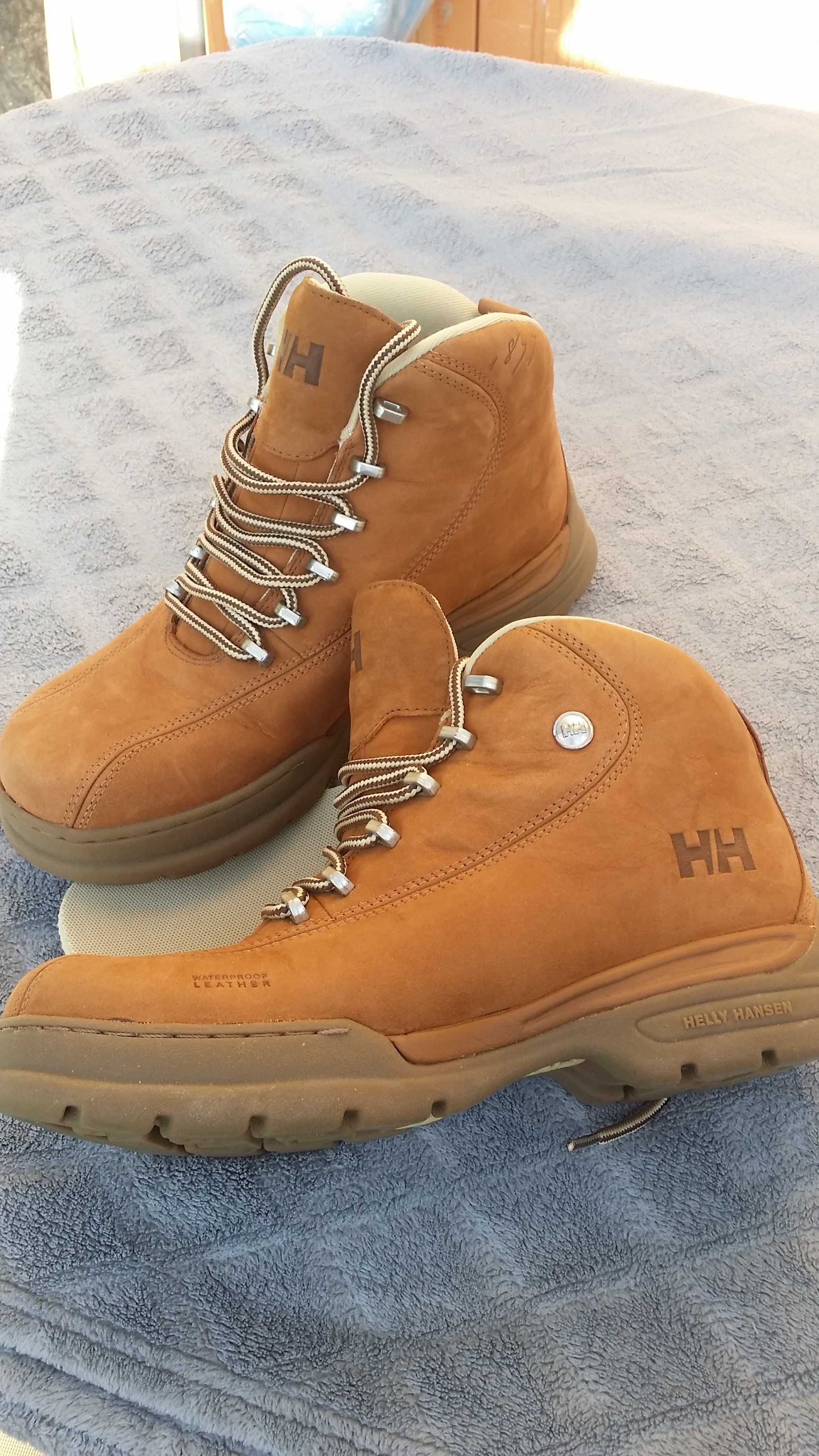 Helly Hansen, Nowe buty trekingowe jak Ecco, Geox. Brązowe rozm 38,5