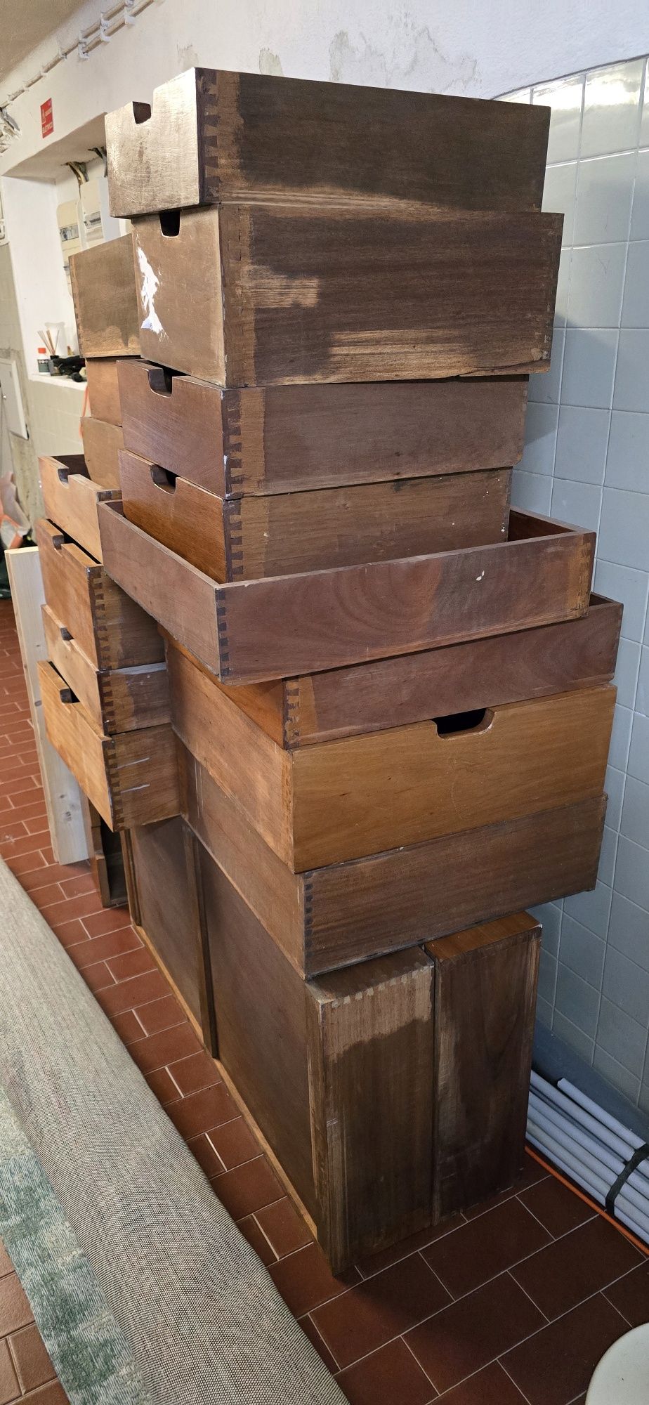 Gavetas de Madeira