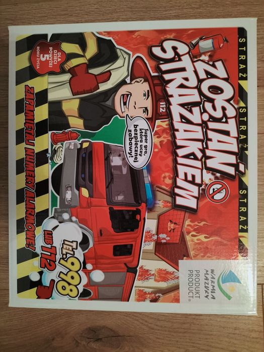 Gra planszowa "Zostań strażakiem"