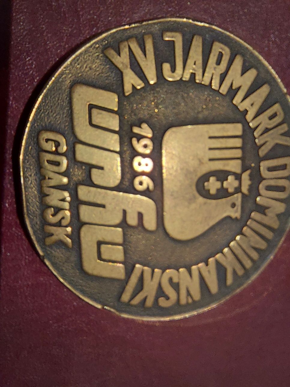 Medal pamiątkowy 1986 Jarmark Dominikański Gdańsk