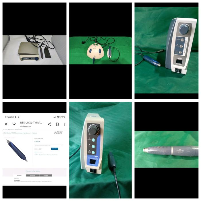 Зуботехнічні мотор безщіткові NSK та kavo.