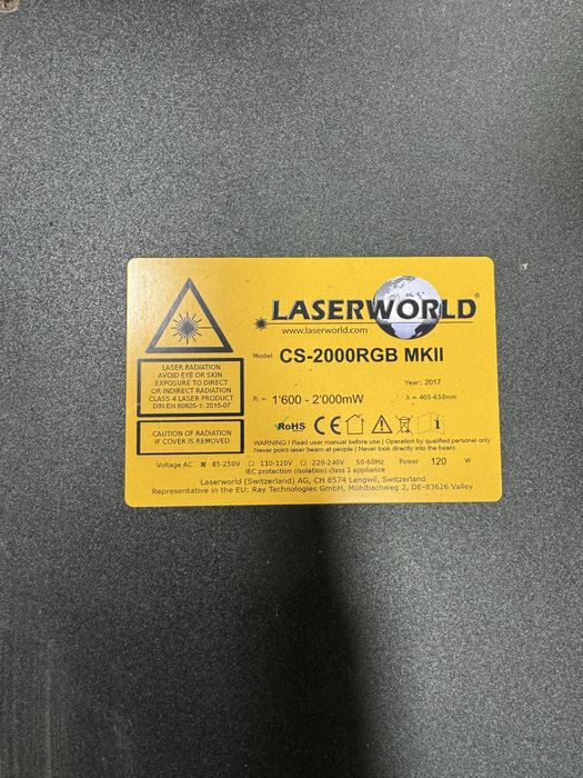 Laser discoteca