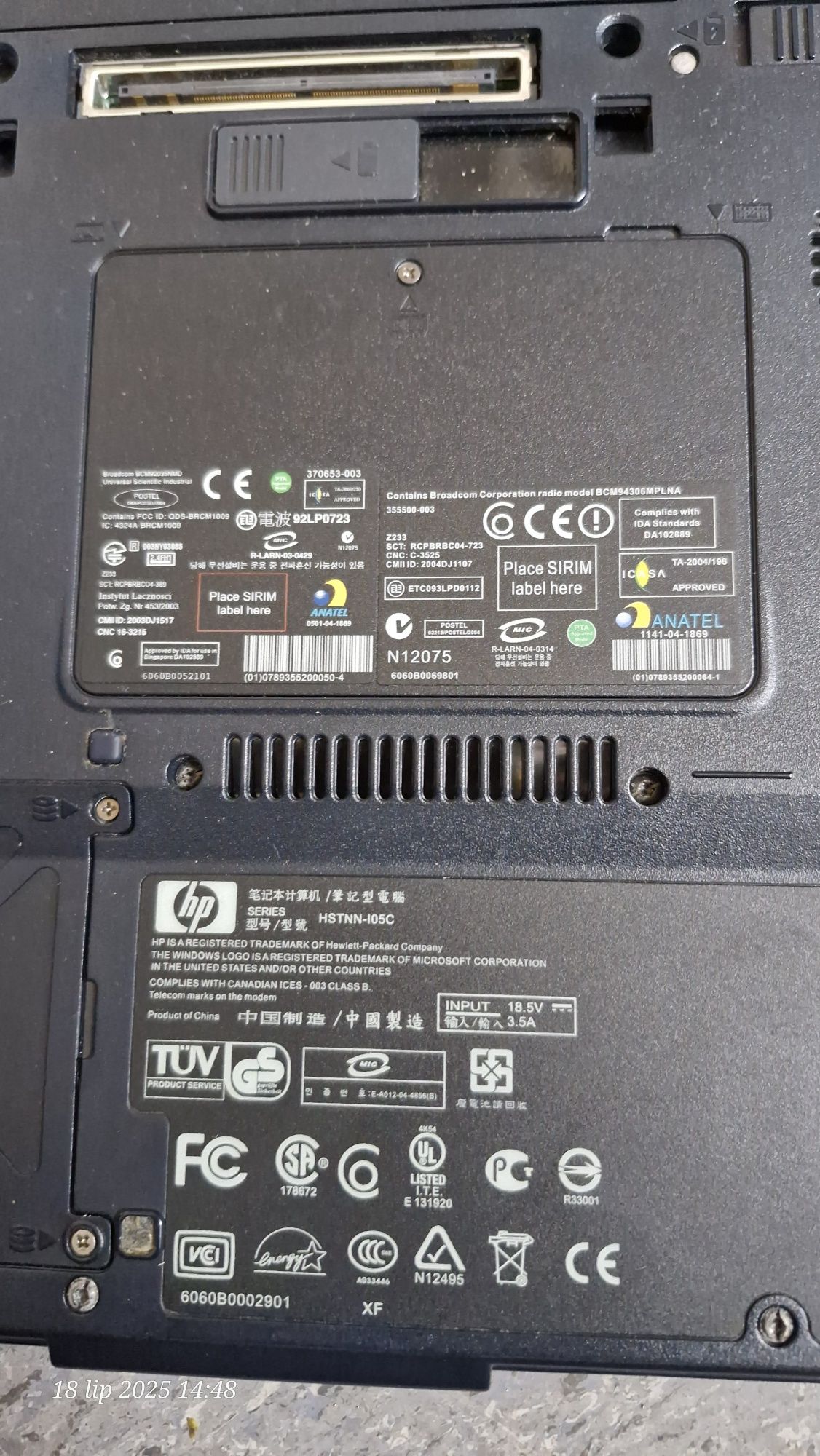 Laptop HP Compaq nc6120