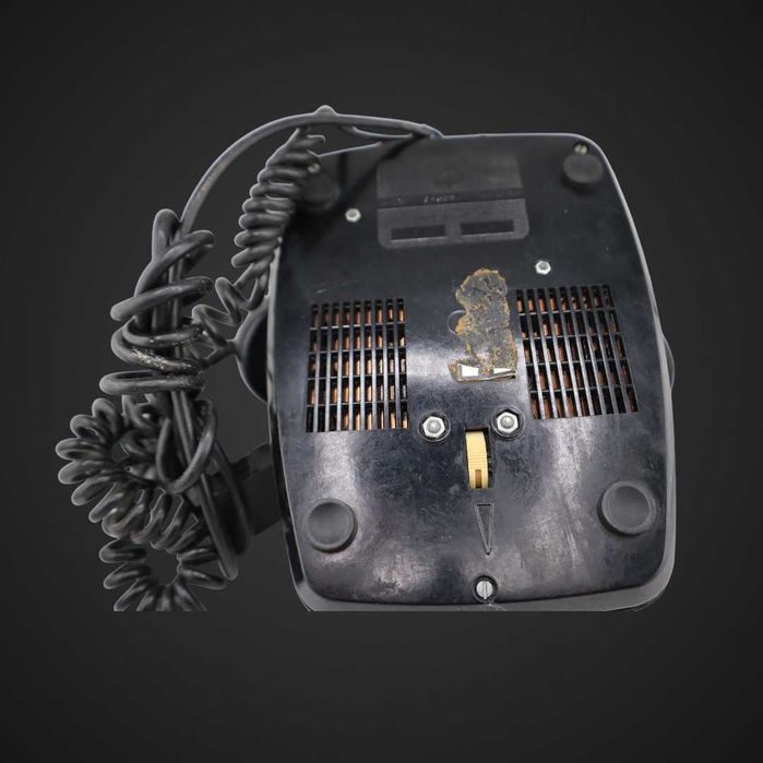 Czarny bakelitowy telefon tarczowy RWT Poland B51/112961