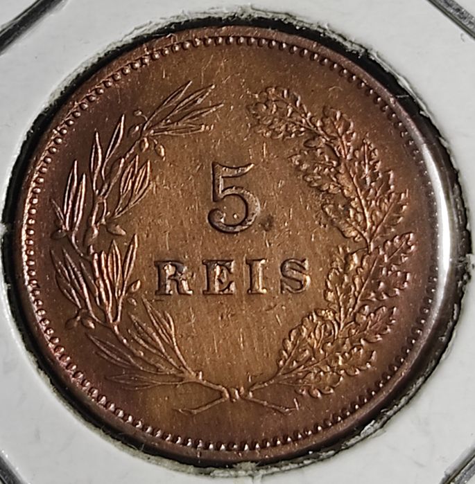 5 Reis 1898, Bronze, MBC/Bela
