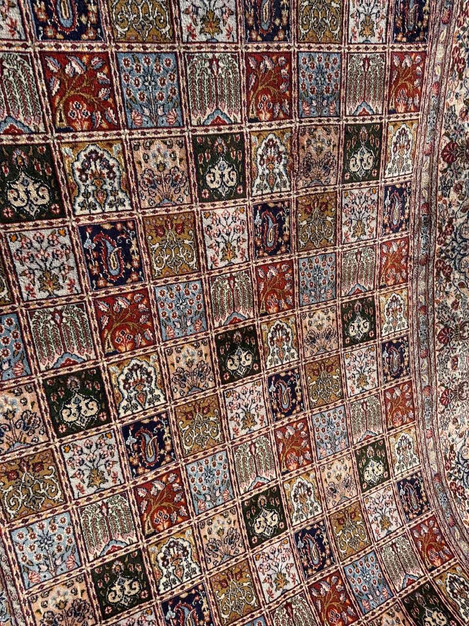 Nowy kaszmirowy r.tkany dywan perski Iran Moud 300x200 galeria 24 tys