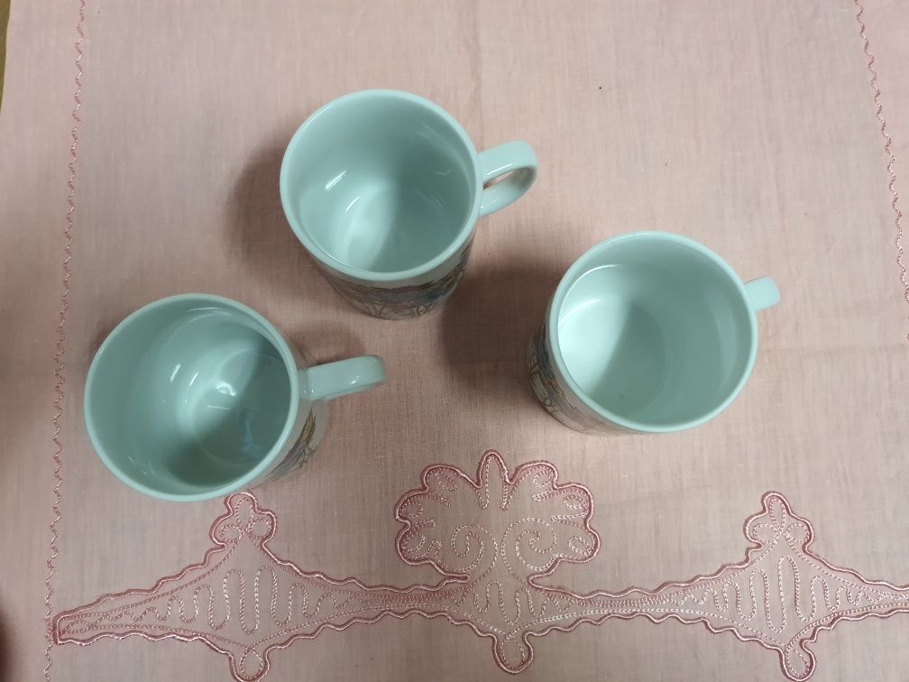 Conjunto de 3 elegantes canecas