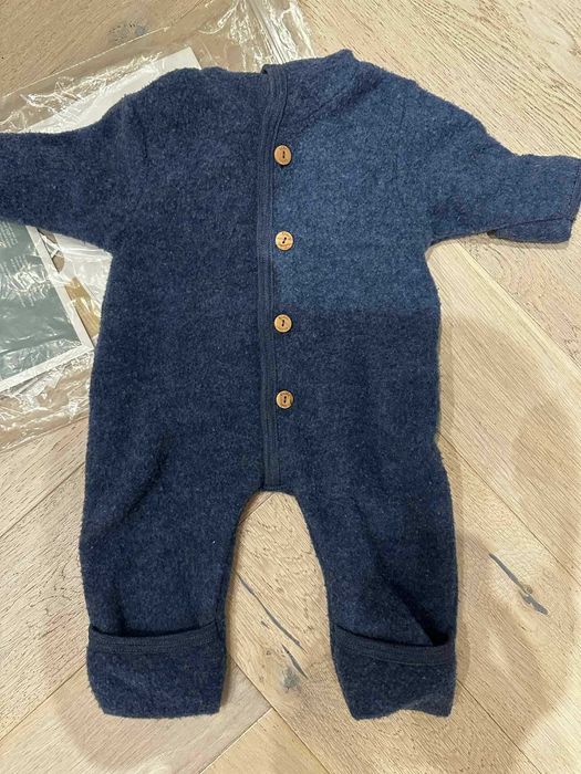 Kombinezon z Wełny Merino Blue Engel Natur - 50/56