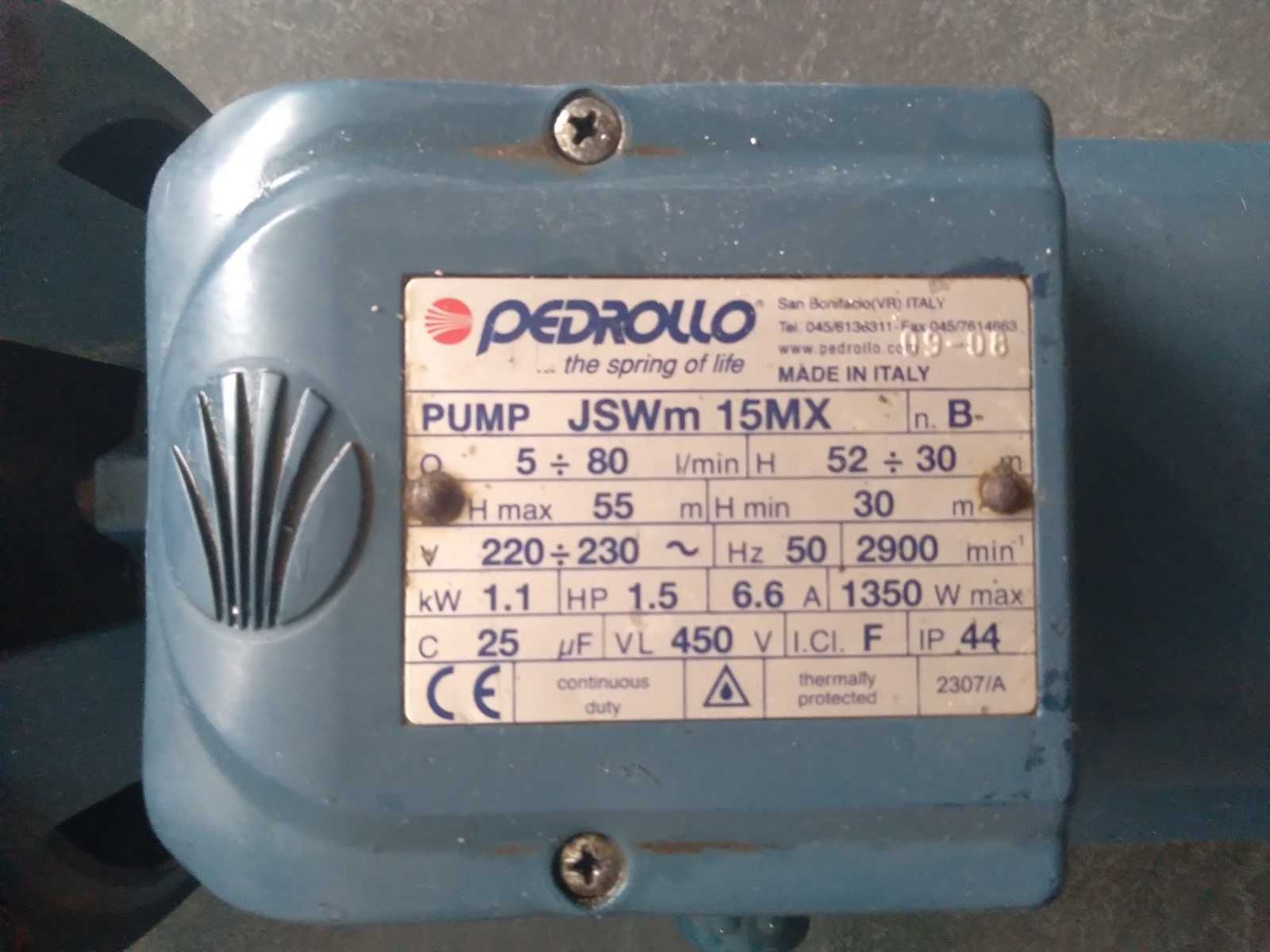 Центробежный насос Pedrollo JSW 15MX Италия