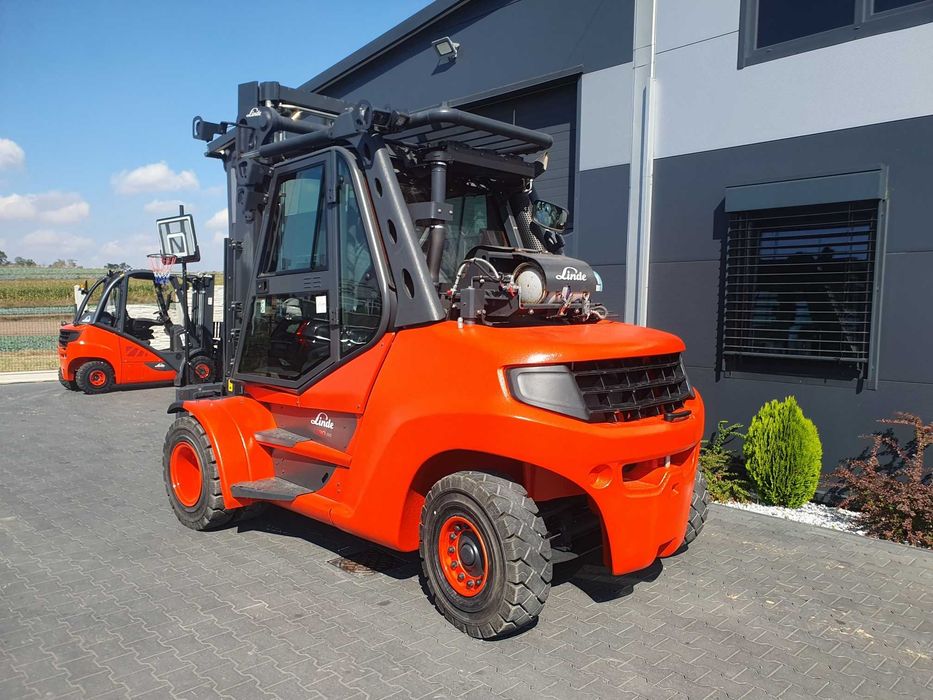 Wózek widłowy Linde H80T-03/900 Triplex 5,45m Wolny Skok H70 H100 H60