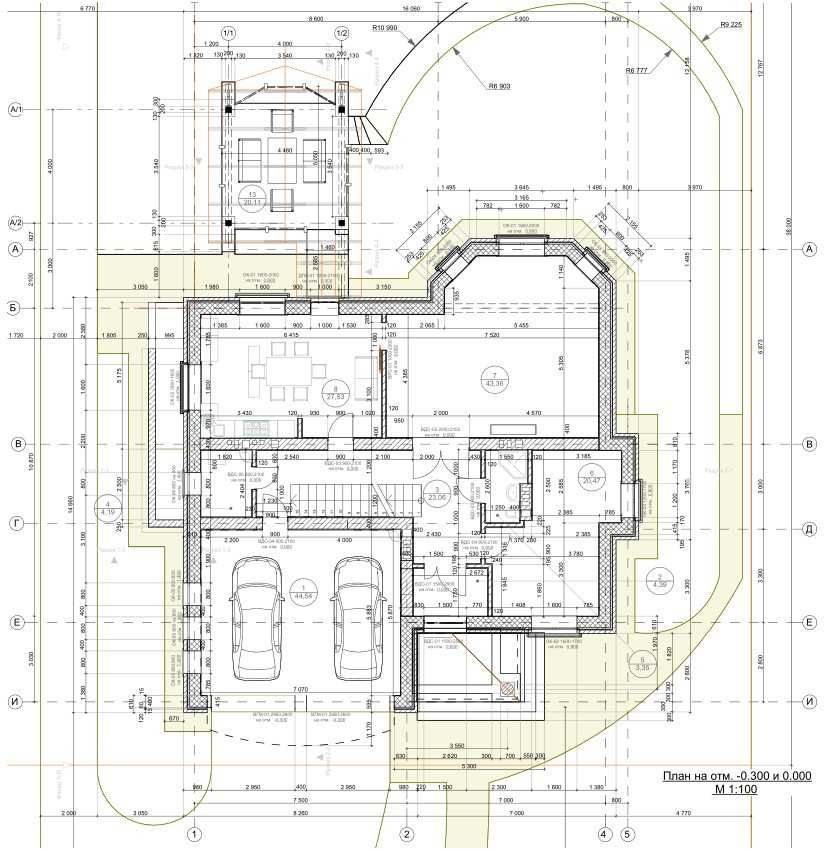 ArchiCAD – виконання креслень. Проекти дизайну інтер'єру та котеджів