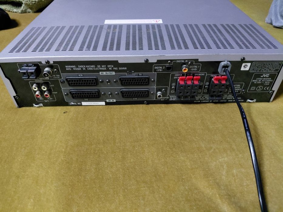 Av ресівер jvc rx e 100 підсилювач 5.1