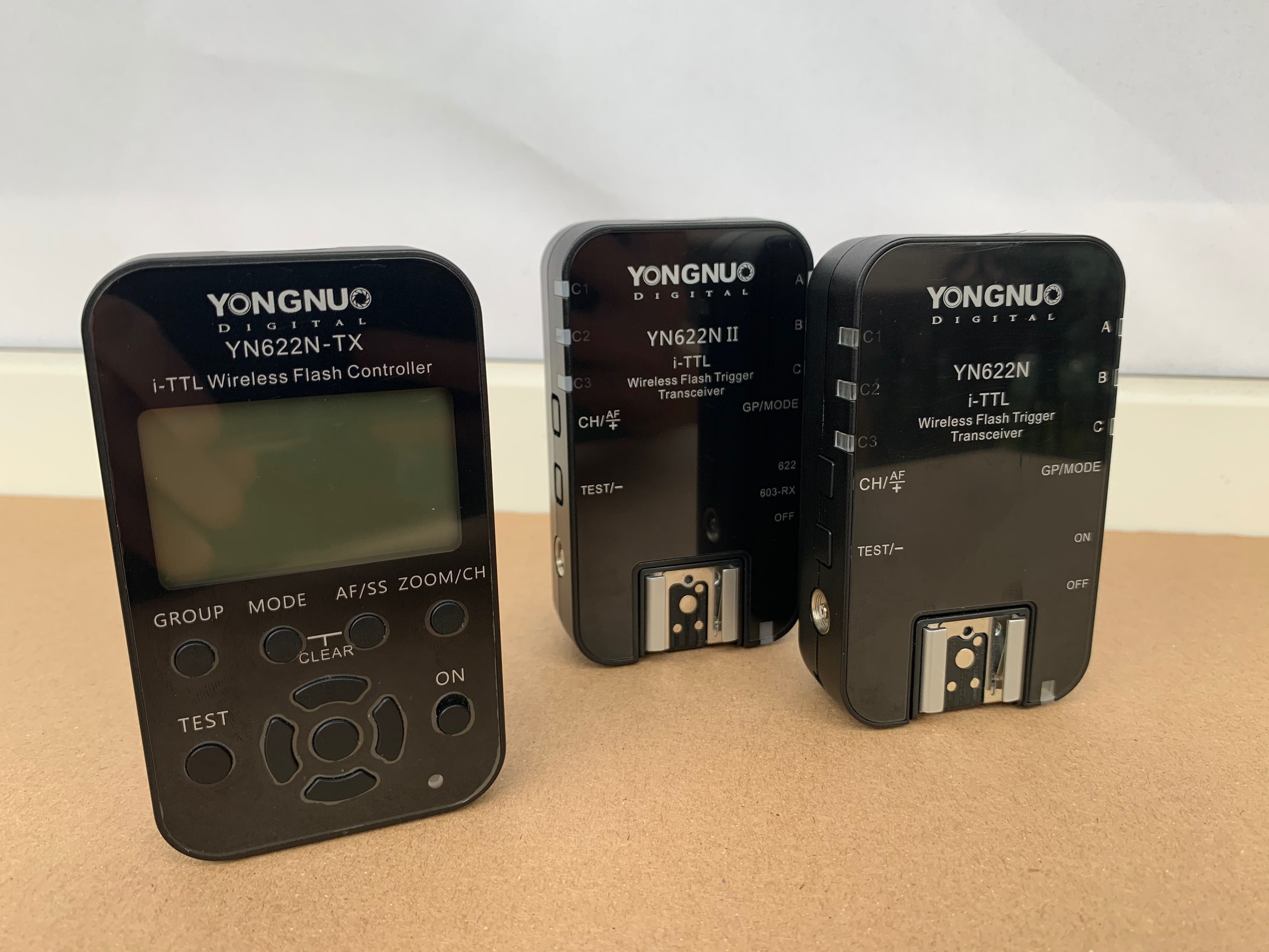 Zestaw Yongnuo YN622N do Nikona transmitter + 2 nadajniki/odbiorniki