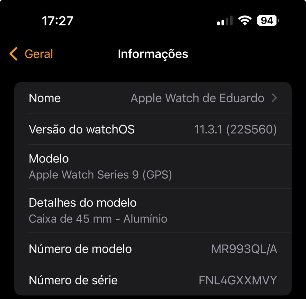 Apple Watch series 9 45MM