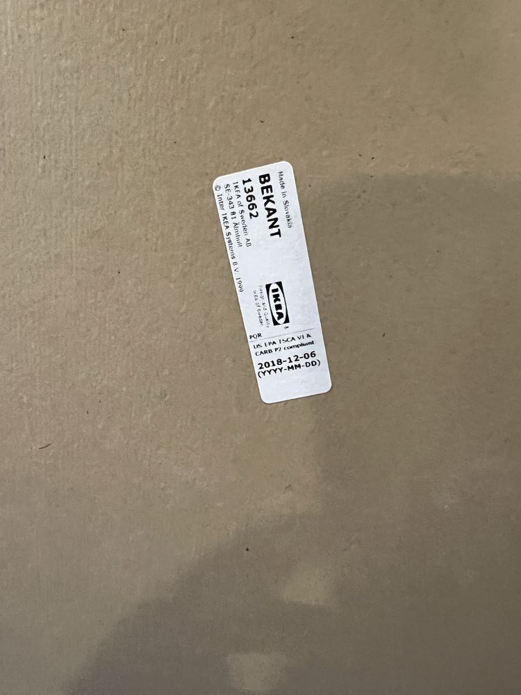 Blat IKEA BEKANT 80x120 cm – bez nóg