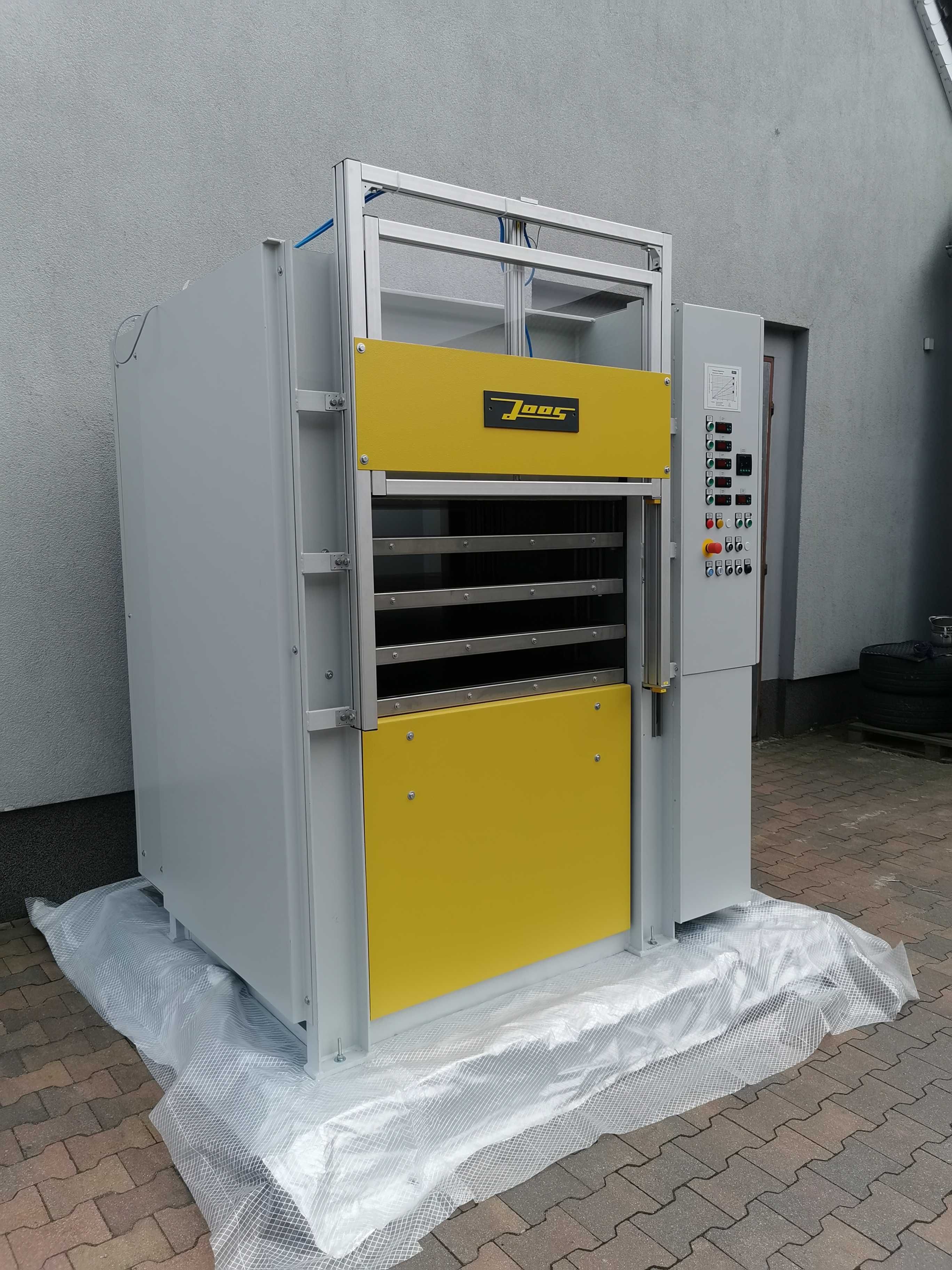 Prasa do forniru JOOS , hydrauliczna , elektryczna NOWA