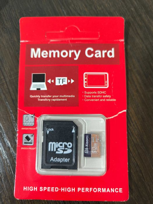 Micro SD 512 Xiaomi PRO XC1  TF (10) нового покоління New