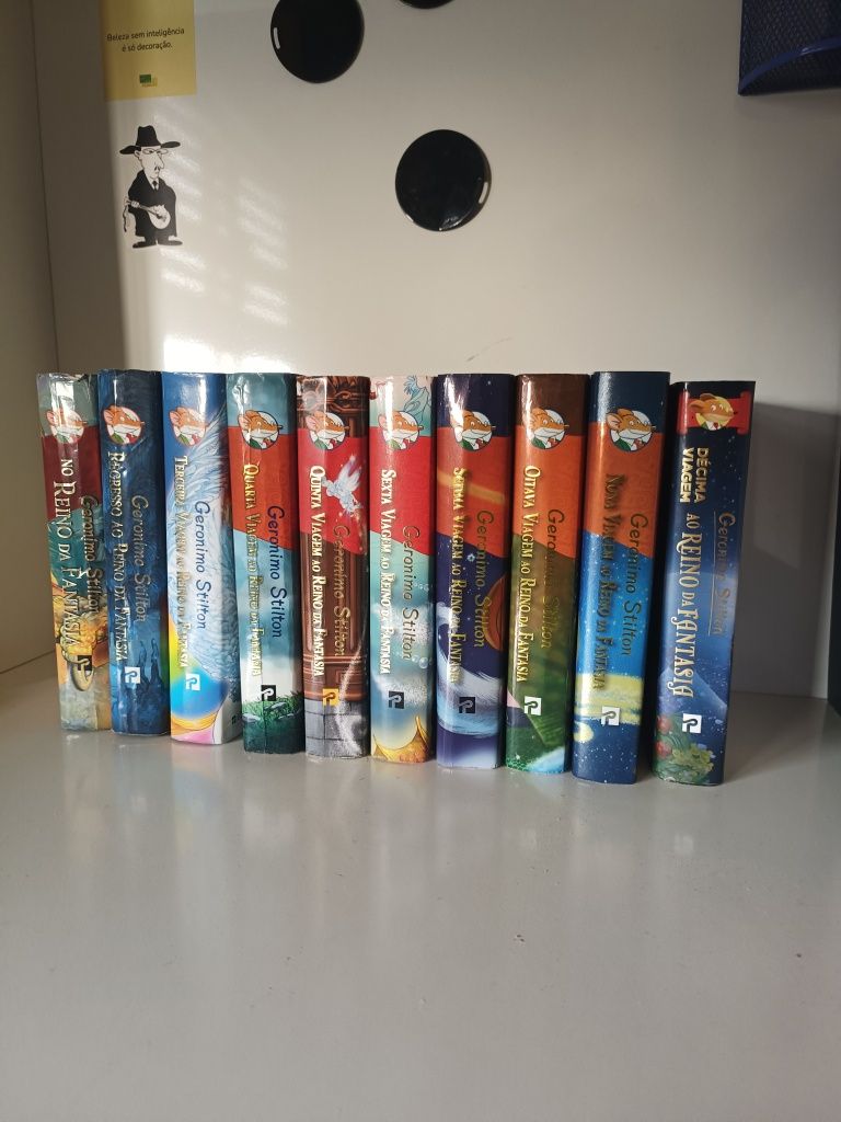 Coleção 10 livros "Gerônimo Stilton No Reino da Fantasia"