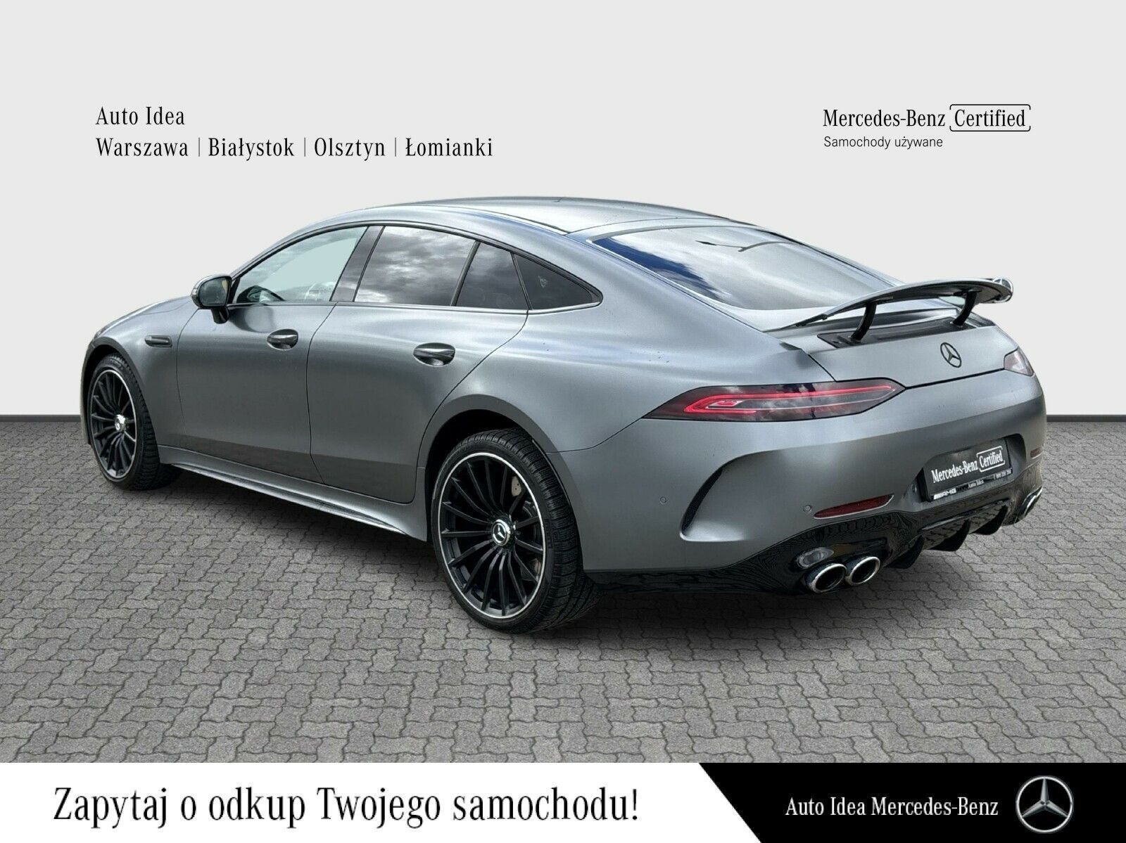 Mercedes-Benz AMG GT 4Matic +/ Highbeam Plus/Rozszerzona rzeczywistość MBUX/Burmester