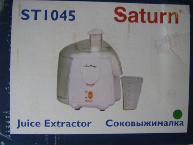 Соковыжималка SATURN ST1045 (Соковыжим - ИЗМЕЛЬЧЕНИЕМ центробежная)