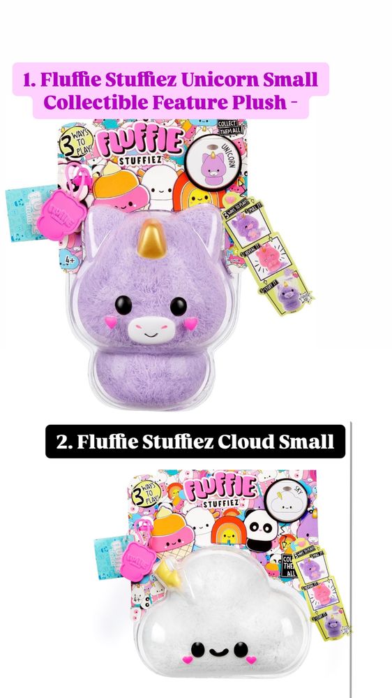 Fluffie Stuffiez Unicorn Small  ,  Cloud Small