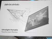 Desklab Monitor UHD (4k) tátil 15.6" portátil com kickstand