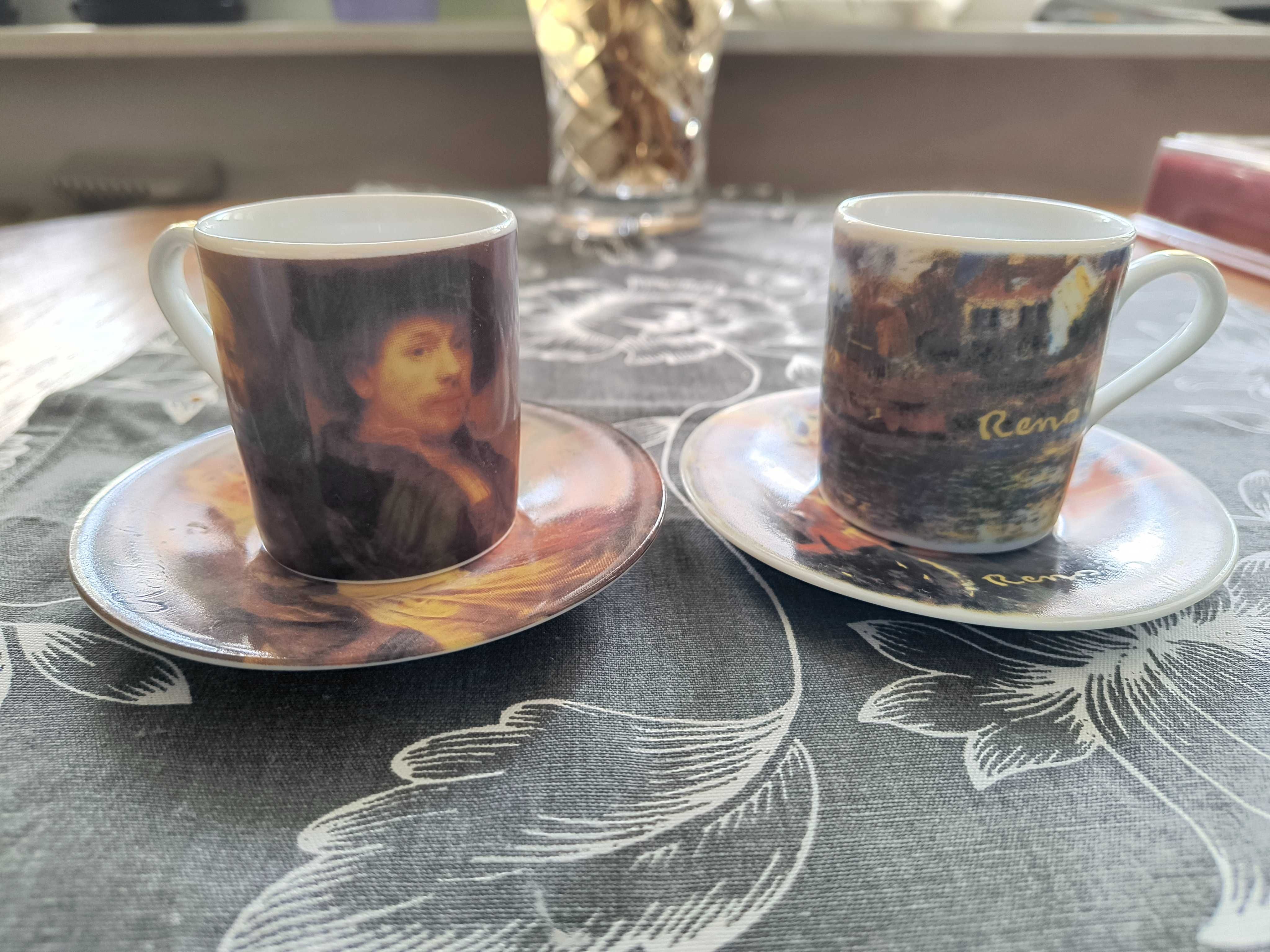 Filiżanki do kawy malarstwo