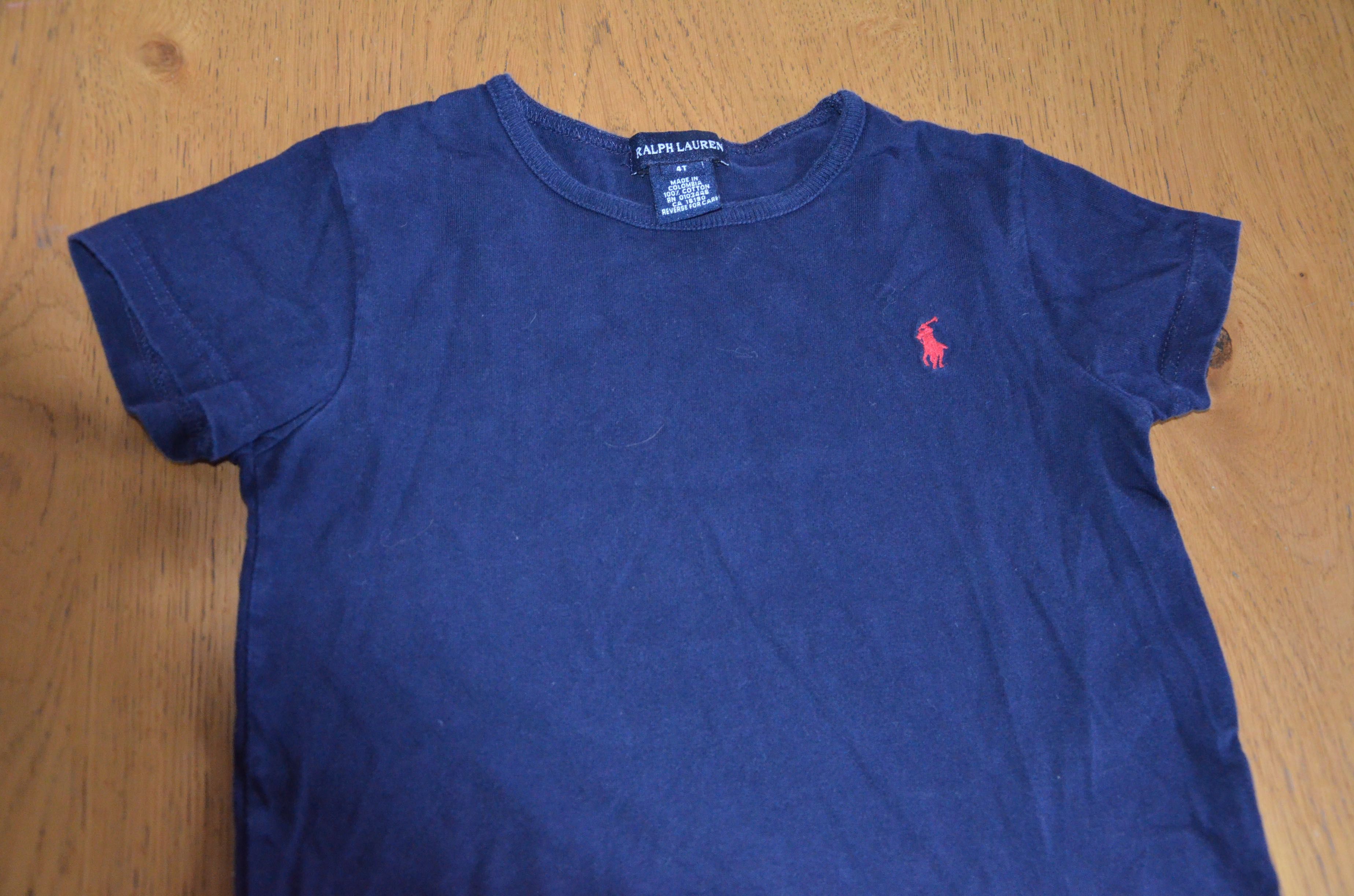 t-shirt Ralph Lauren 98-104- cm/4 lat granat