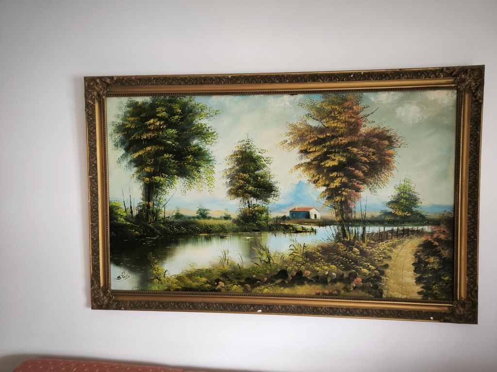 Quadro "Casa Azul"