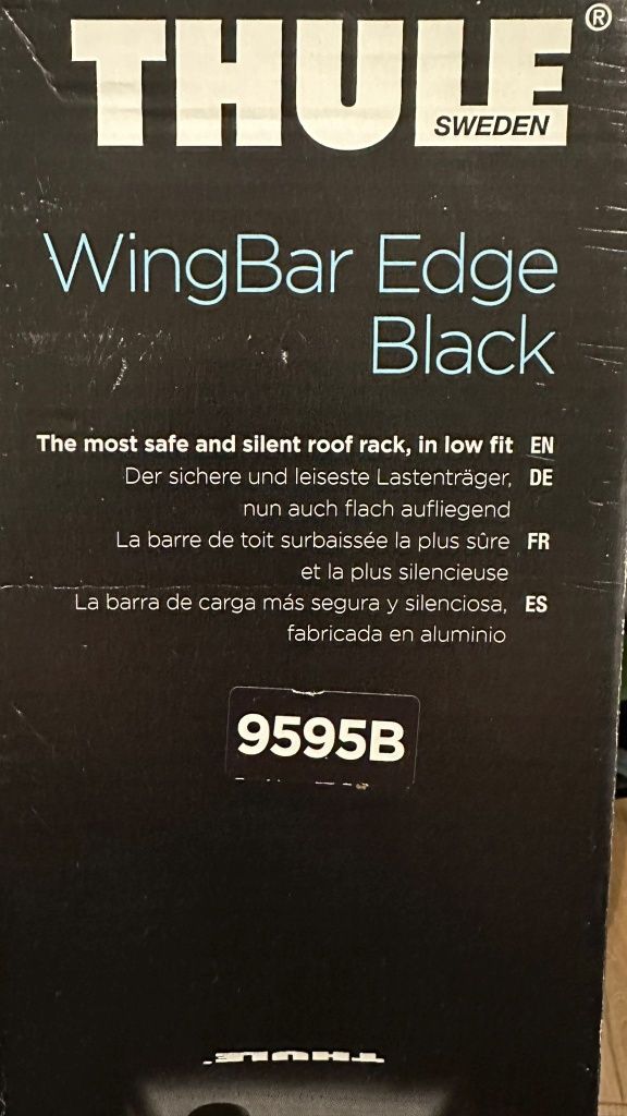 Bagażnik Thule Wingbar Edge Black