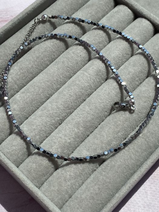 Чокер з підвіскою Сонце та гематитом