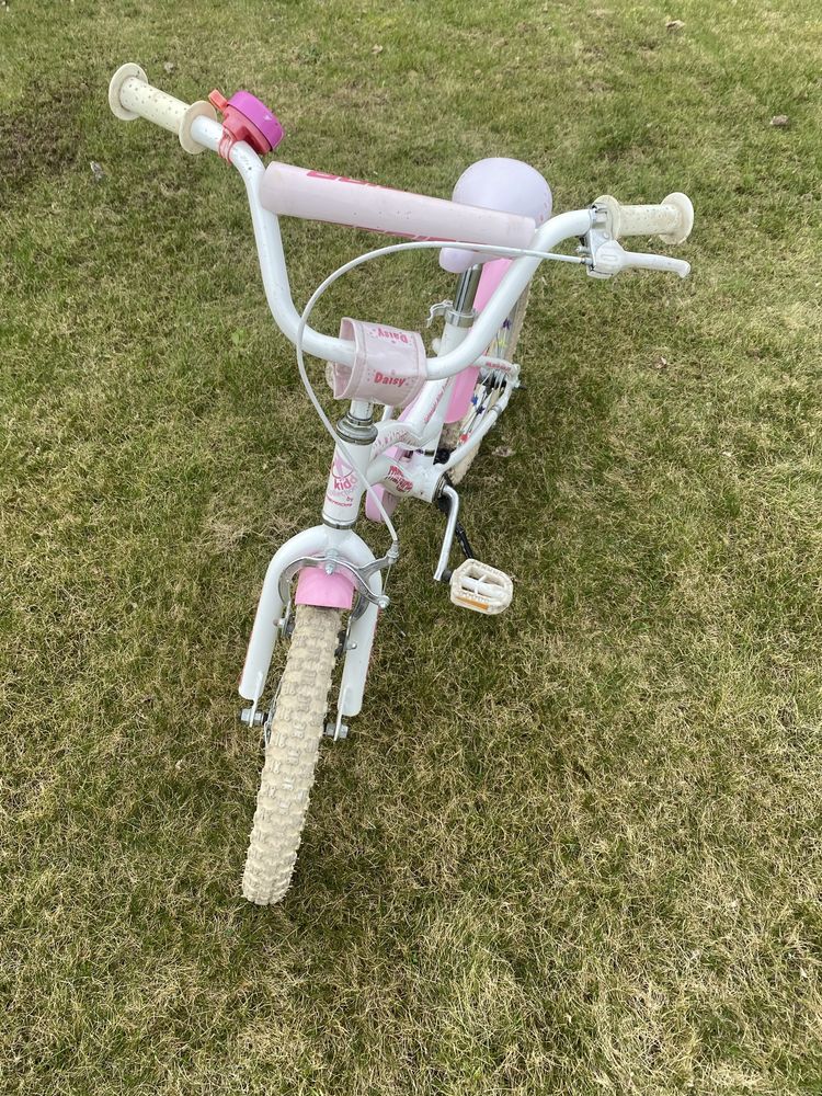 Dziecięcy rower merida (biało różowy)