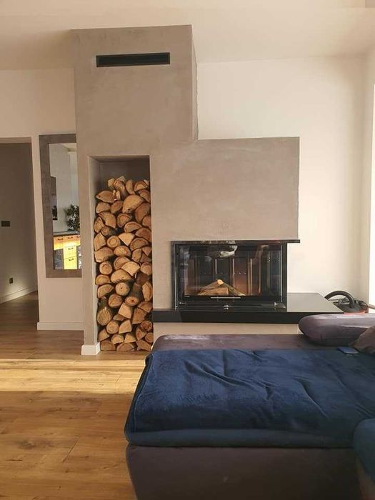 Kominek powietrzny narożny z gilotyną cena za całość Poznań