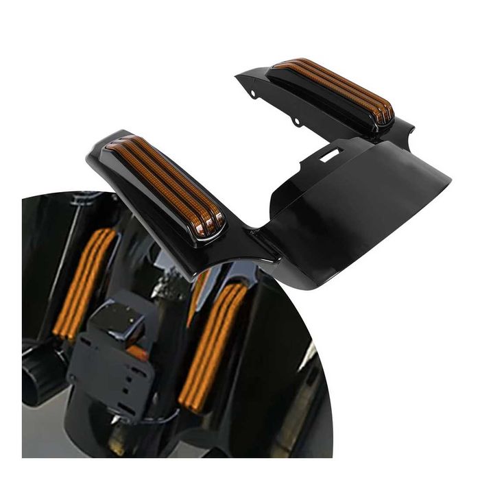 Extensão Guarda-Lamas Traseiro LED para Harley Touring de 2014 a 2023